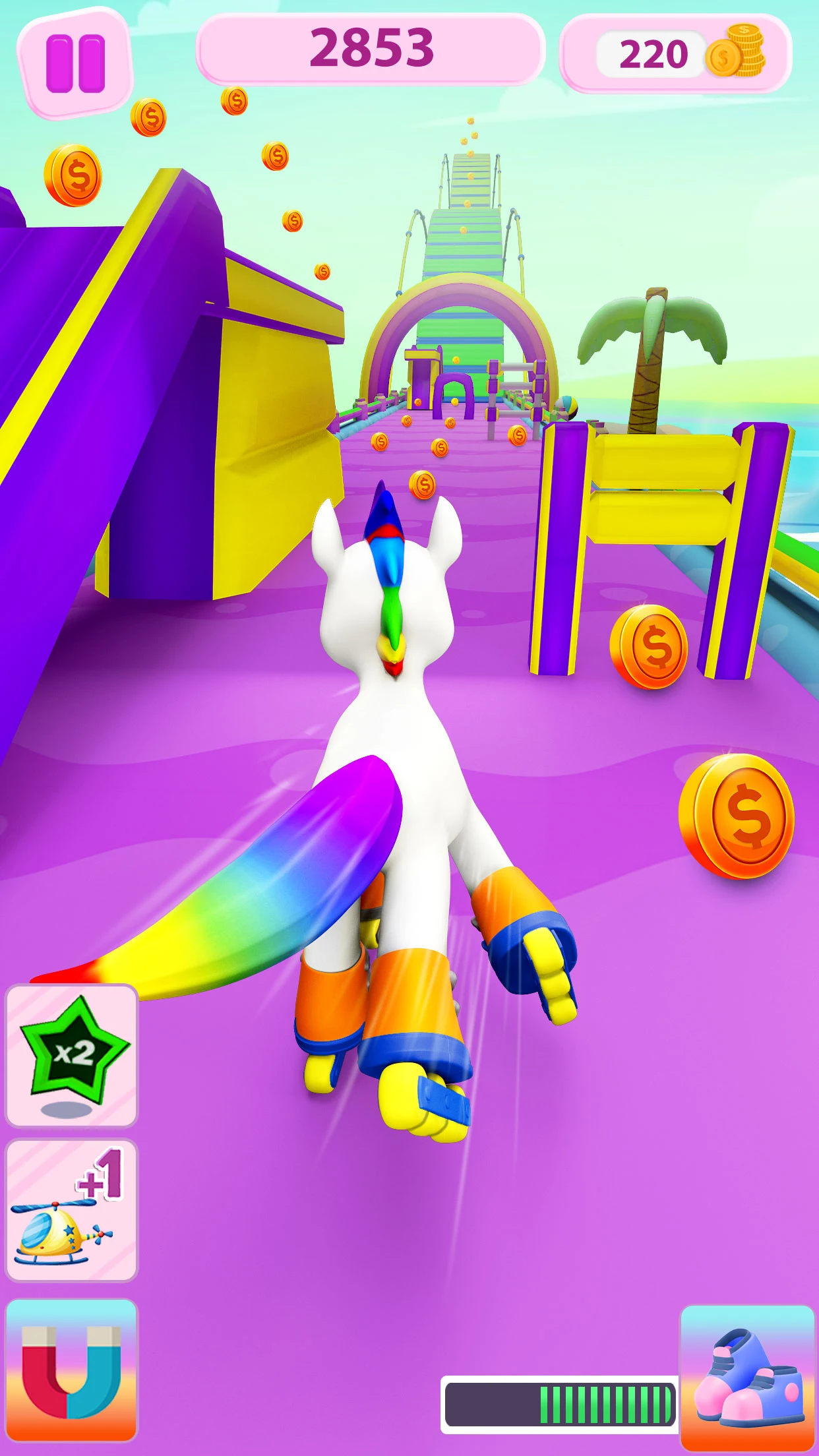 Unicorn Kingdom: Run & Build screenshot